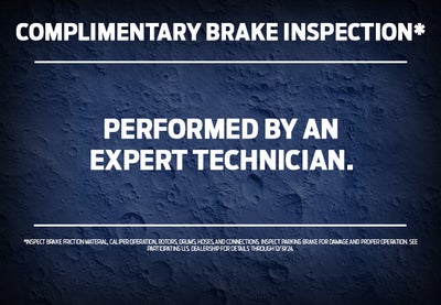 Complimentary Brake Inspection