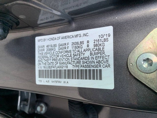 2020 Acura TLX w/Technology Pkg