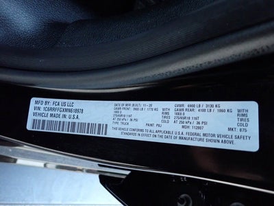 2021 RAM 1500 Big Horn