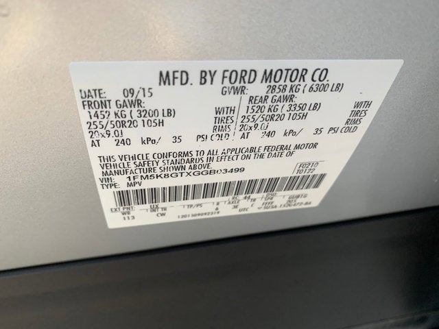 2016 Ford Explorer Sport
