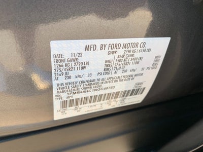 2022 Ford Explorer Platinum