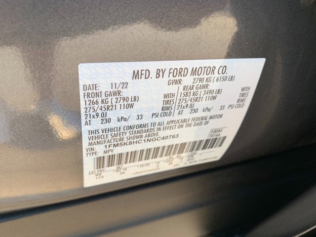 2022 Ford Explorer Platinum