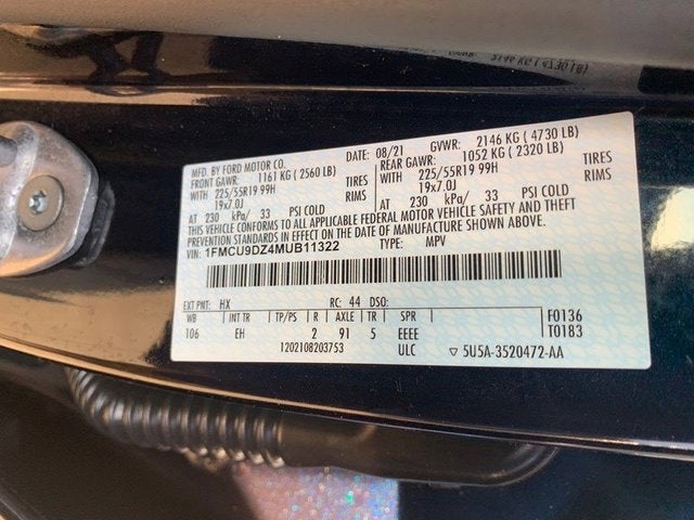 2021 Ford Escape Titanium Hybrid