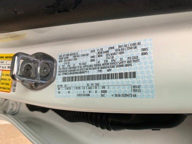 2022 Ford Escape SE