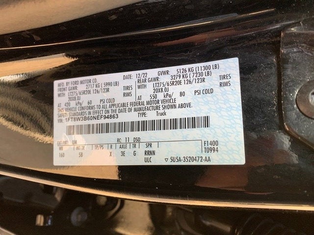 2022 Ford Super Duty F-350 SRW LARIAT