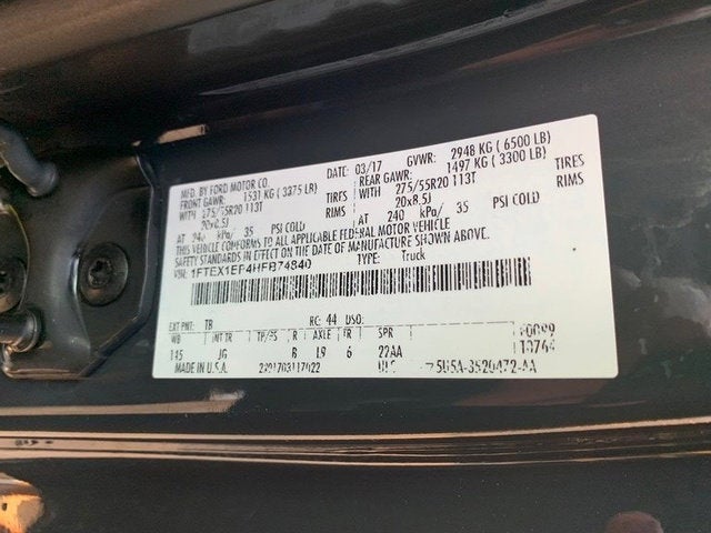 2017 Ford F-150 XL