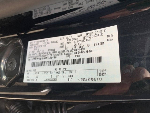 2019 Ford F-150 XLT