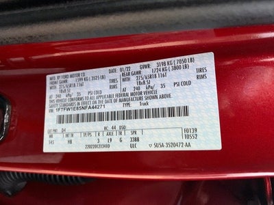 2022 Ford F-150 LARIAT