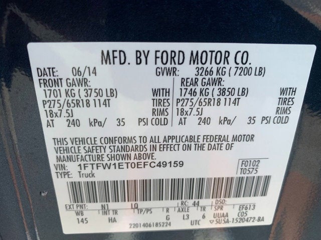 2014 Ford F-150 Lariat