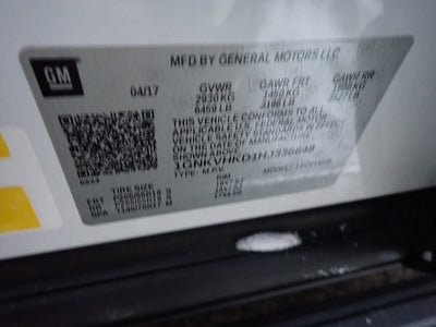 2017 Chevrolet Traverse LT