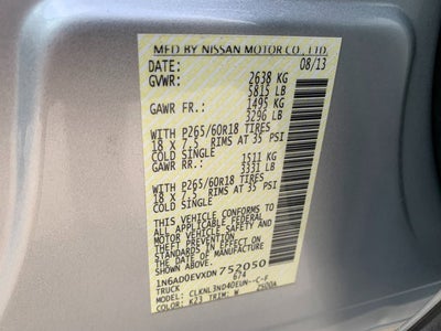 2013 Nissan Frontier SL