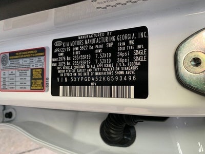 2019 Kia Sorento S V6