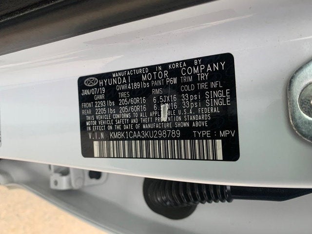 2019 Hyundai Kona SE