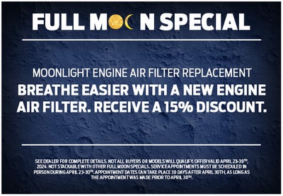 Moonlight Engine Air Filter Replacement